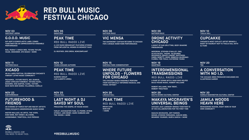 Illustration for article titled First-ever Red Bull Music Fest Chicago to feature Nas, Pusha T, Cupcakke, and more